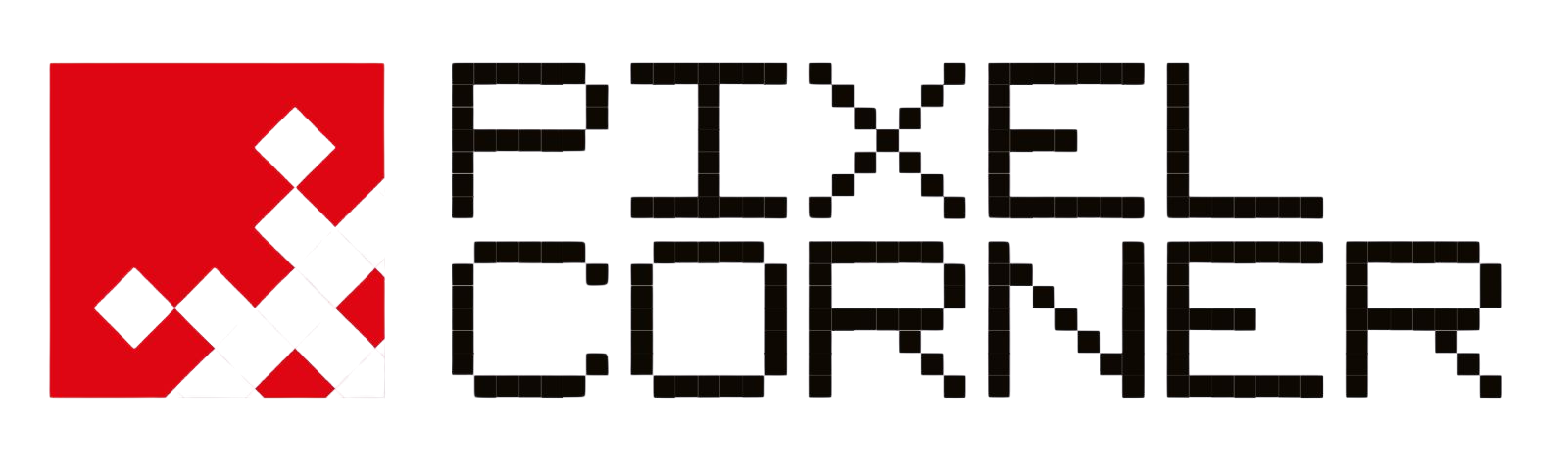 Pixel Corner Logo Transparente